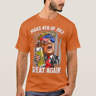 T-shirt Rendre 4 juillet grande à nouveau drôle (2)