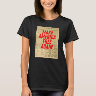 T-shirt Rendre à l'Amérique la déclaration d'indépendance