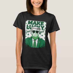 T-shirt Rendre la chance grande à nouveau Trump bulle Gum