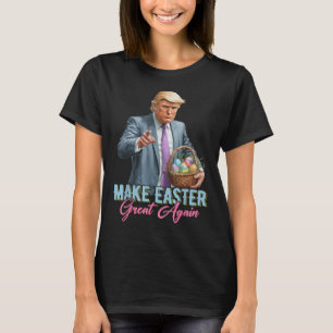 T-shirt Rendre la Pâques grande à nouveau drôle Trump Chas