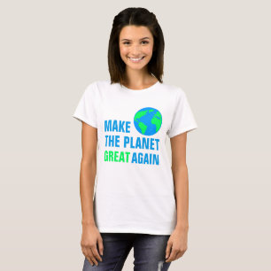 T-shirt Rendre la planète grande