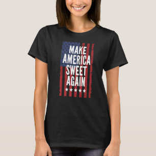 T-shirt Rendre l'Amérique douce 4 juillet Matc positif