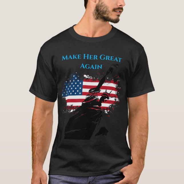 T-shirt rendre l'amérique grande à nouveau (Devant)