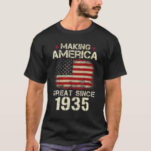 T-shirt Rendre l'Amérique grande depuis 1935 Cadeaux Vinta