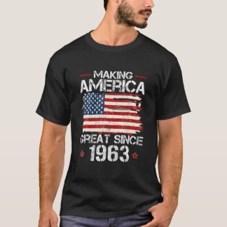 T-shirt Rendre l'Amérique grande depuis 1963 Cadeaux Vinta