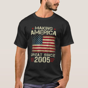 T-shirt Rendre l'Amérique grande depuis 2005 Cadeaux Vinta