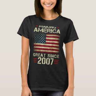 T-shirt Rendre l'Amérique grande depuis 2007 Cadeaux Vinta