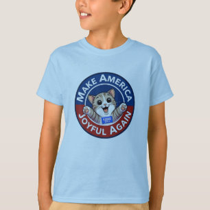T-shirt Rendre l'Amérique joyeux Harris Walz 2024 Enfants