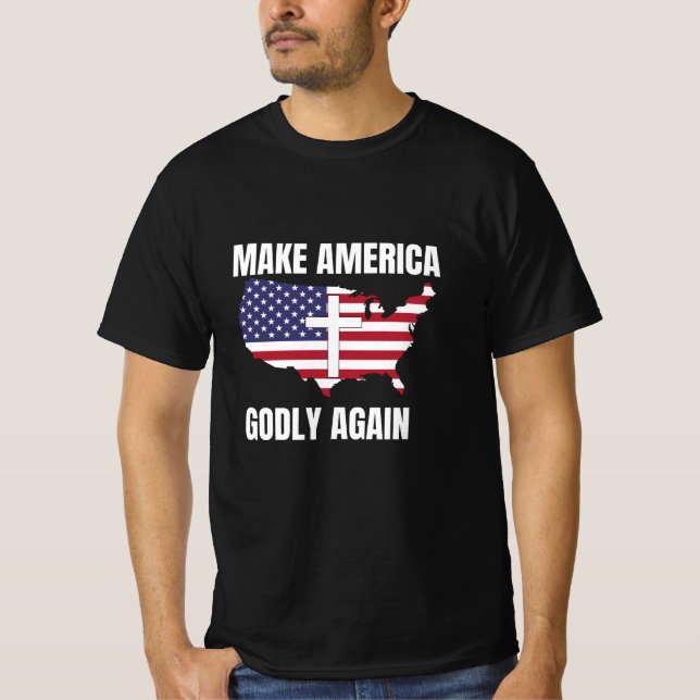 T-shirt Rendre l'Amérique saine (Devant)