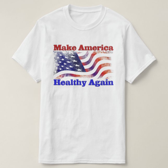 T-shirt Rendre l'Amérique saine (Design devant)