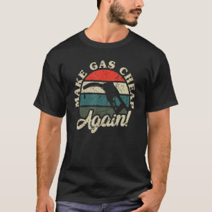 T-shirt Rendre le gaz bon marché Pump Pump Vintage Sunset