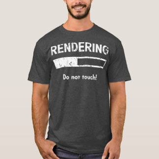 T-shirt Rendre l'éditeur vidéo Animation Visual SFX
