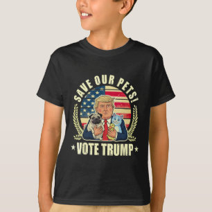 T-shirt Rendre Les Animaux De Compagnie En Sécurité Voter 