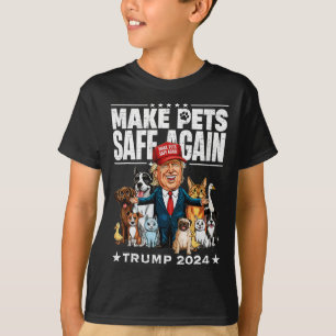 T-shirt Rendre les animaux en sécurité Trump 2024 Sauver n