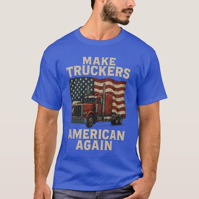 T-shirt Rendre les camions américains (Devant)