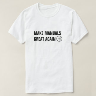 T-SHIRT RENDRE LES MANUELS GRANDS MAJ DE NOUVEAU