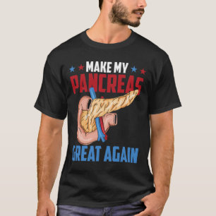 T-shirt Rendre mes ancêtres plus grands Diabétique Type 1 