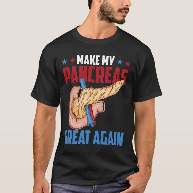 T-shirt Rendre mes ancêtres plus grands Diabétique Type 1  (Devant)
