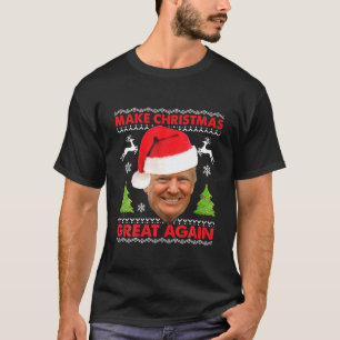 T-shirt Rendre Noël super à nouveau Trump laid Christmas