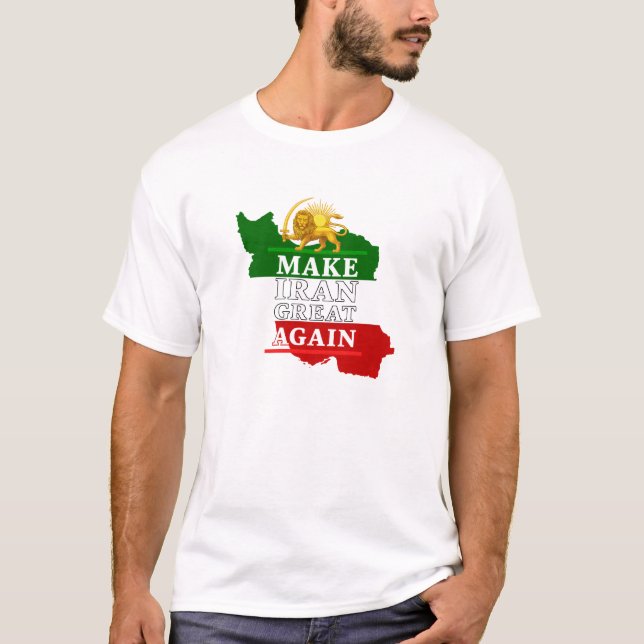 T-shirt Rendre sa grandeur à l'Iran (Devant)