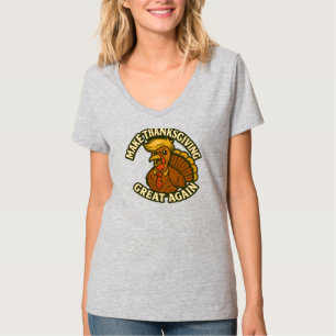 T-shirt Rendre sa grandeur à Thanksgiving - Retro Turkey S