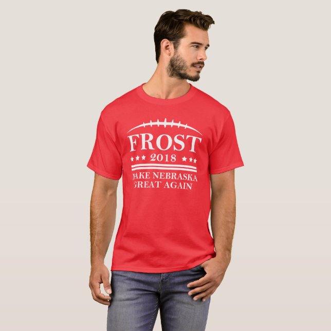 T-shirt Rendre sa grandeur au Nebraska (Devant entier)