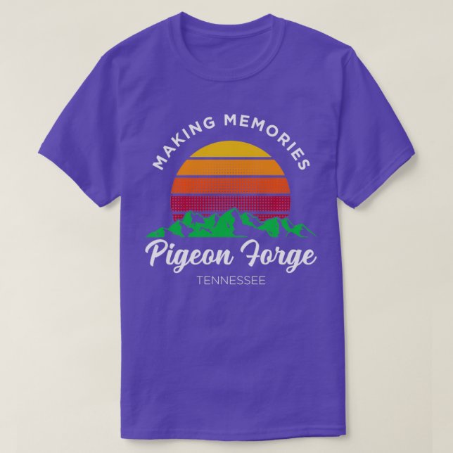 T-shirt Rendre souvenirs Pigeon Forge Graphique de vacance (Design devant)