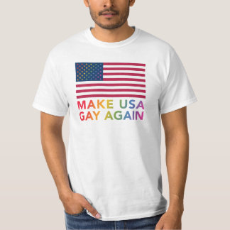 T-shirt Rendre USA Gay à nouveau en 3 couleurs