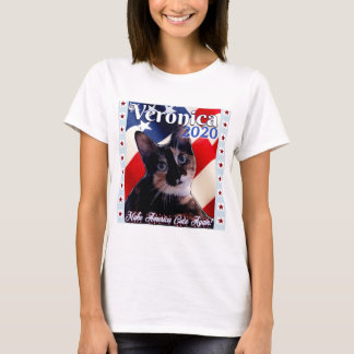 T-shirt Rends l'Amérique mignonne à nouveau ! Votez Veroni