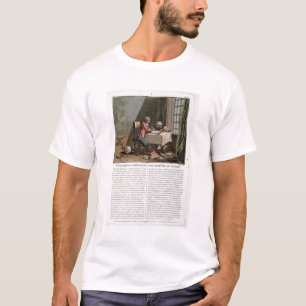 T-shirt Rene Descartes (1596-1650) écrivant son syste du
