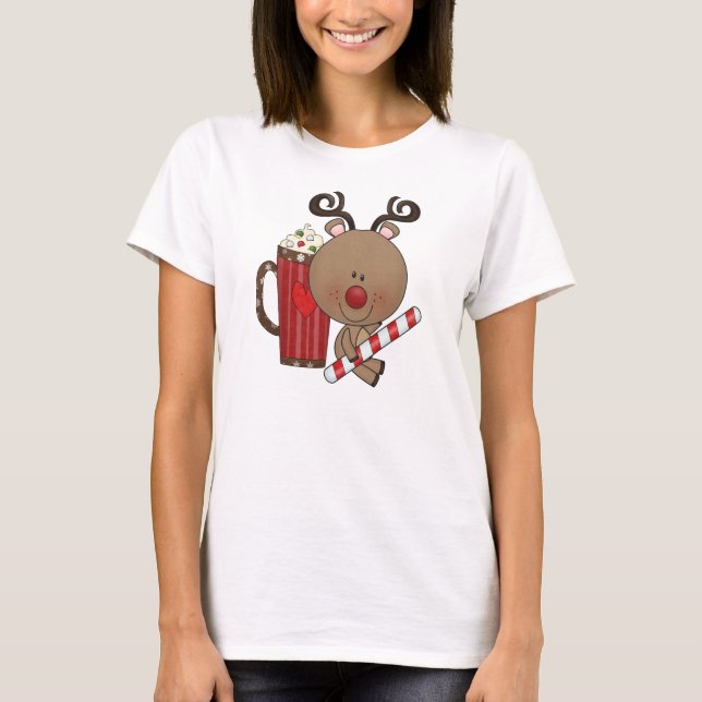 T-shirt Renne de Rudy avec du cacao (Devant)