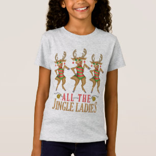 T-Shirt Renne drôle de Noël toutes les dames de tintemen