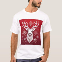 Renne géométrique de Noël Renne nordique
