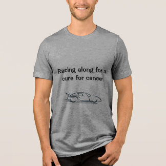 T-Shirt Rennsport für eine Krebsheilung Tri-Blend Shirt