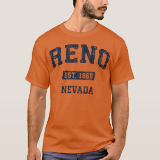 T-shirt Reno Nevada Nv Conception de sport athlétique vint