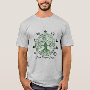T-shirt Reno Pagan Pride - gris