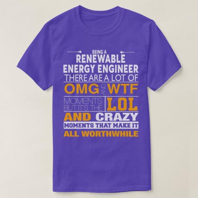 T-SHIRT RENOUVELABLE ENERGY ENGINEER BEST COLLECTION 2017 (Design devant)
