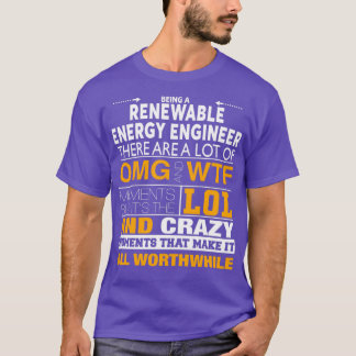 T-SHIRT RENOUVELABLE ENERGY ENGINEER BEST COLLECTION 2017