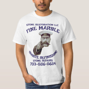T-shirt Rénovation de granit de marbre 703-586-5654 VA