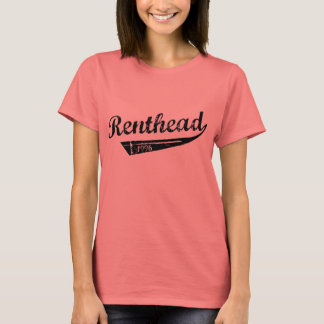 T-shirt Renthead Old School - sonnerie noire féminine
