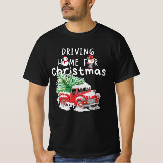 T-shirt Rentrer en voiture pour Noël, Joyeux Noël, Noël 