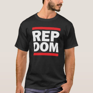 T-shirt REP DOM Chemisette Noire De base
