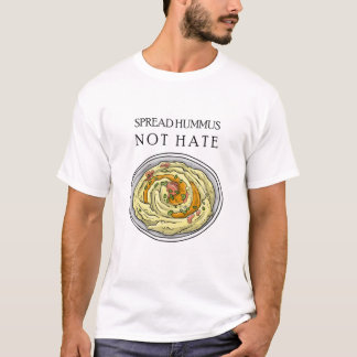 T-shirt Répandre Le Hummus Pas La Haine