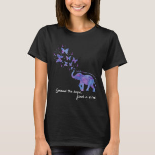 T-shirt Répandre L'Espoir Trouver Un Traitement Alzheimer