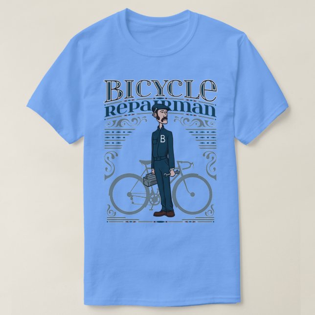 T-shirt Réparateur de vélos (Design devant)
