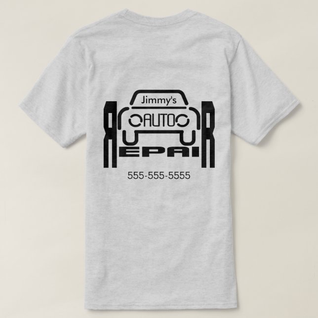T-shirt Réparation automatique | personnalisé (Design dos)