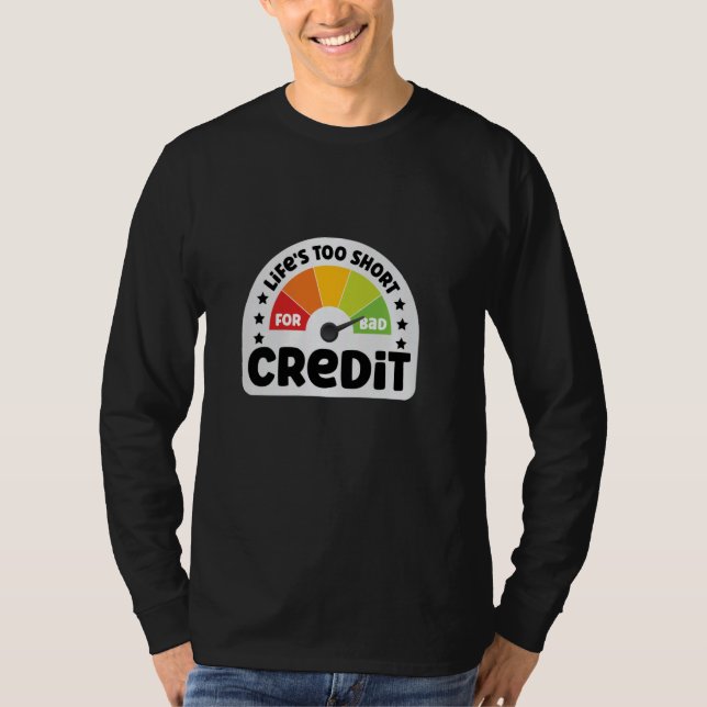 T-shirt Réparation des notes de crédit Conseiller financie (Devant)