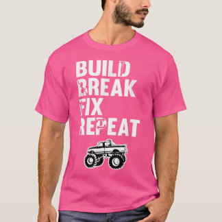 T-shirt Réparation des ruptures Répéter les camions Monste