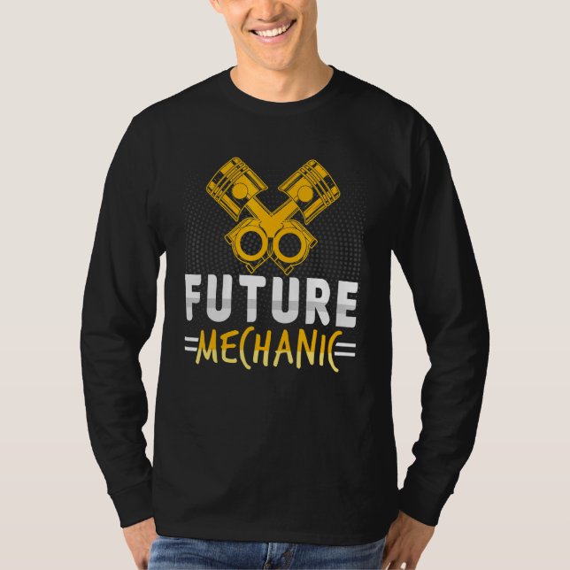 T-shirt Réparation des voitures de génie diesel futur méca (Devant)