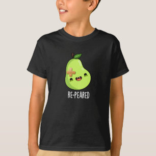 T-shirt Réparé Funny Fruit Pun de poires Dark BG